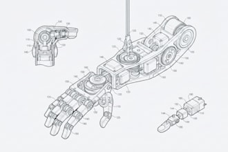 create patent drawings, patent figures and technical patent illustration