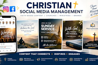 be your christian social media manager for faith based brands and ministries