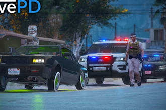 develop fivem fivepd cops, lspd, sheriff server based on qbcore nopixel ispire