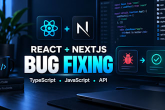 fix react nextjs typescript bugs and errors