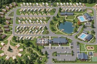 create 3d isometric maps for campgrounds, rv parks, glamping, resorts and hotel