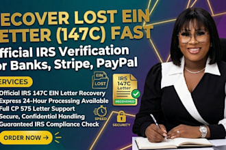 recover your irs ein confirmation letter 147c fast for your US company