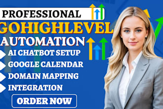 gohighlevel ai chatbot sms automation domain mapping google calendar integration