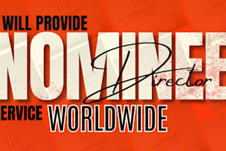 provide uk nominee director service for company compliance