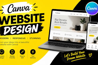 canva website design canva landing page canva website canva