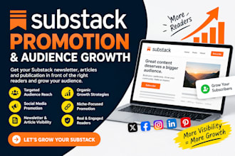 promote your substack newsletter, grow your targeted audience