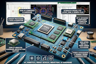 design edge ai hardware, ai device pcb, sip, chiplets and advanced electronics