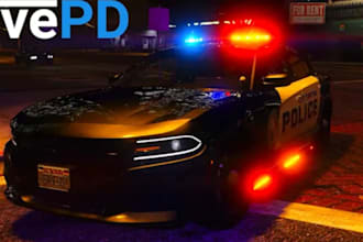 develop custom fivepd script, police system and server features