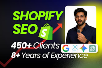 be your shopify SEO specialist and expert consultant