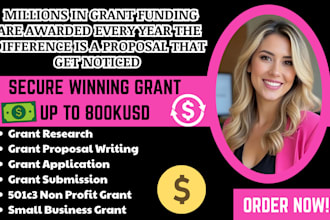 do education grant research agriculture health grant proposal writing 501c3