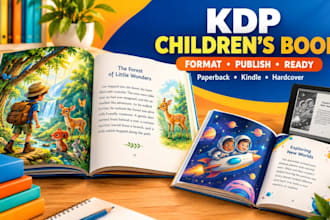 do amazon kdp children book formatting, kids story book publishing on amazon kdp