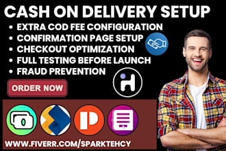 setup shopify cash on delivery releasit acod rubix nex codfy webi cartsaver snap