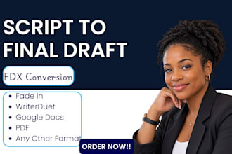 review and fix your screenplay formatting in final draft