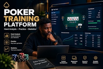 build a poker training and hand analysis platform