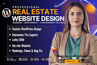 build real estate website realtor idx mls website with lofty CRM