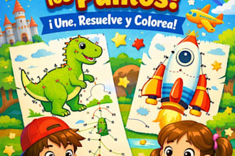creo libro de colorear para niños con diseños unicos y originales