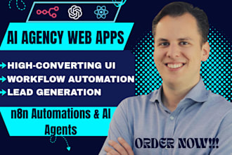 build an ai agency landing page with n8n automation and ai agents