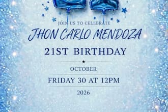 design aesthetic birthday christening wedding invitation
