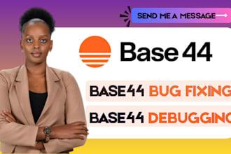 debug and fix base44 app bugs, errors, workflows and functionality issues