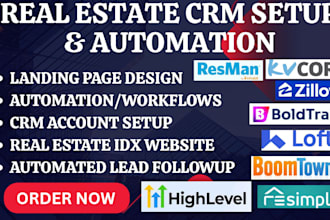 setup real estate crm kvcore boldtrail lofty boomtown resman zillow resimpli