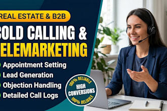 be your expert b2b cold caller and telemarketer