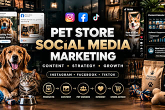 pet store marketing, instagram facebook, tiktok ads, pet products, pet marketing