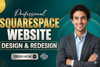 design or redesign squarespace ecommerce store squarespace business website