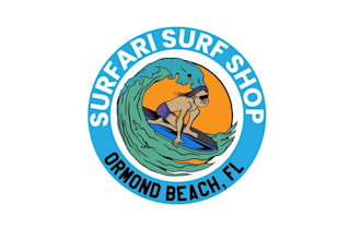 design surfing surf shop logo