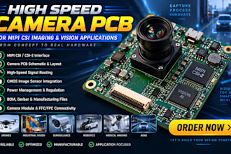 high speed camera pcb design for mipi csi imaging and vision applications