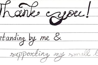 write custom calligraphy quotes and handwritten letters
