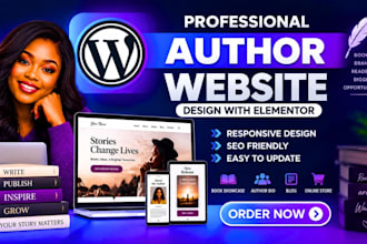 create author website book author website ebook website for author landing page