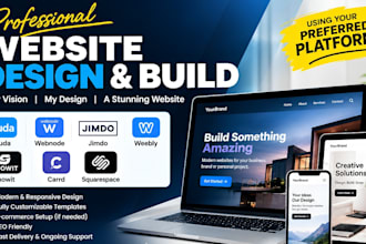 build duda website, webnode, jimdo, weebly, showit, carrd, squarespace website
