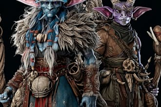 create an epic fantasy elf warrior or legendary character portrait