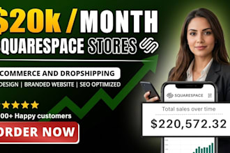 build a profitable squarespace store, dropshipping store or squarespace website