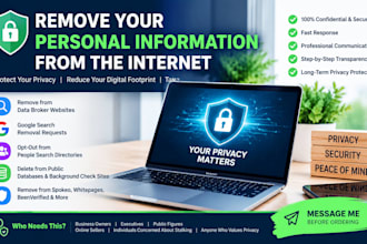 remove your personal information from the internet for privacy and security