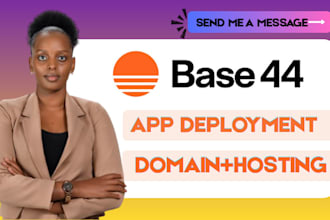 deploy your base44 app, configure domain, hosting and take it live