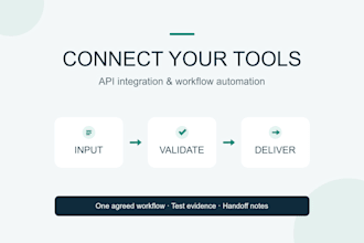 connect apis and automate a workflow with logs and source code