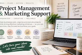 be your project manager and coordinate teams, tasks and timelines