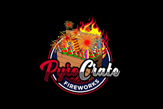 create attractive and imagination firework logo design