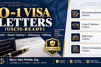 legally edit and strengthen your o1 visa support letter