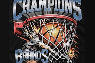 create a retro volleyball championship logo for your team and t shirt