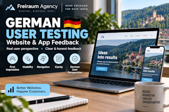 test your website or app from a german user perspective