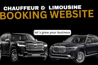 chauffeur website limo website taxi booking airport transfer booking website