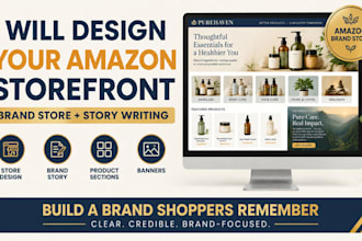 design your amazon storefront and write your brand story