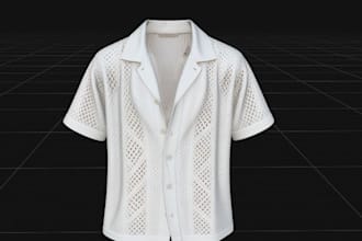 create second life character, second life clothing, rigging and 3d garment
