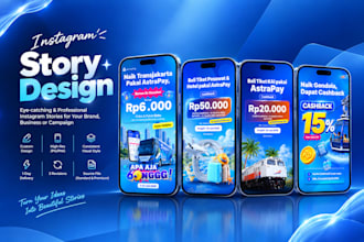 design premium instagram stories