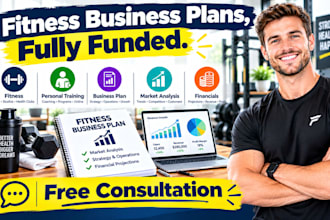 write a fitness, gym, or personal training business plan with market analysis