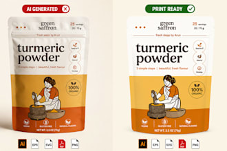 convert ai generated packaging into print ready vector dieline files