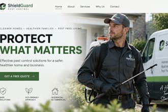 build squarespace snow removal website season contract website pest control site