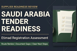 assess your saudi arabia tender etimad registration readiness
